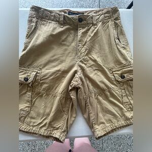 American Eagle Longboard Cargo Khaki Shorts